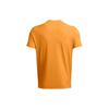 Under Armour Launch Elite Solid Logo Running Casual Sports Crew Neck Short Sleeve T-Shirt Men Tops Orange 1382648-803
