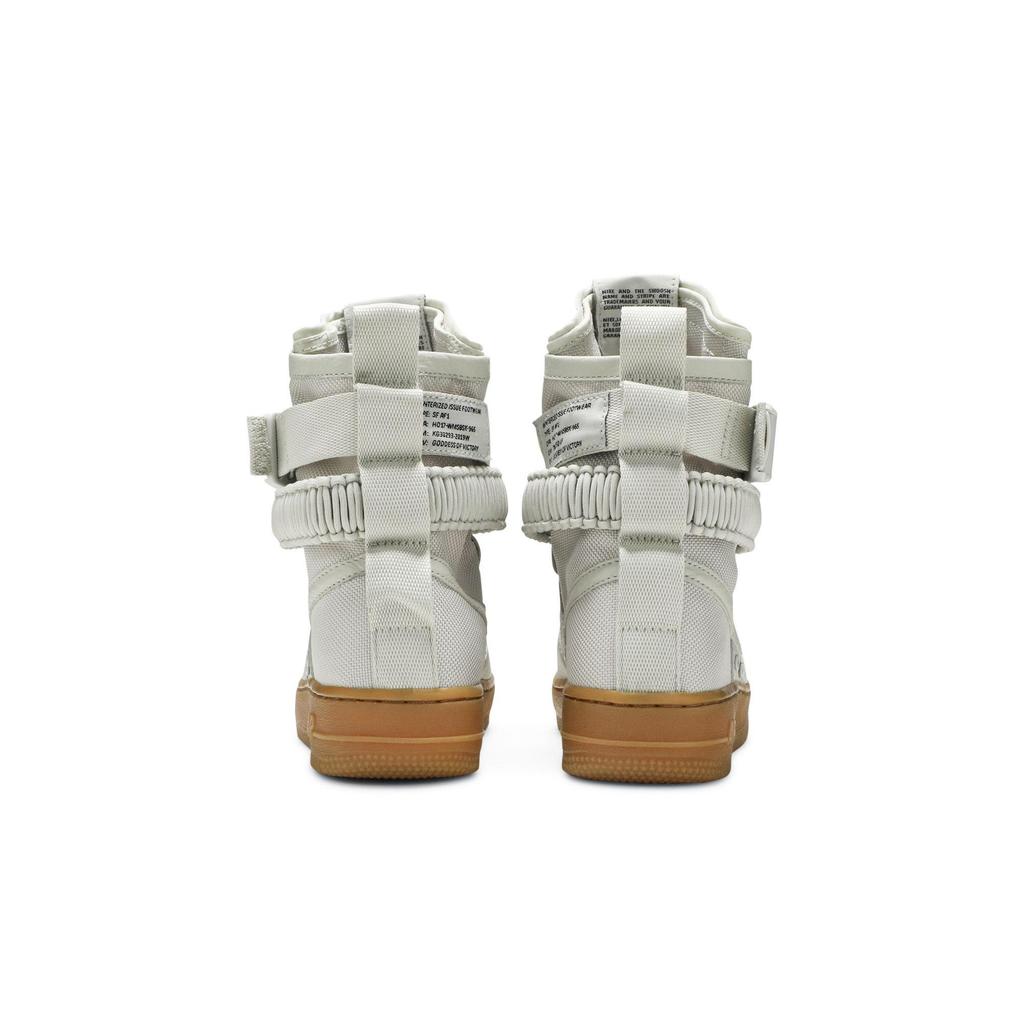 Nike Womens SF Air Force 1 High 'Light Bone' (women's Sizes) Light Bone / Light Bone-Gum Medium Brown Skateboard Shoes 857872 004