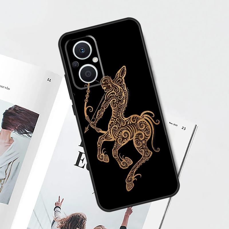 Zodiac Signs Case For OPPO Reno 15F 14F 11 F 12 13 14 10 15 Pro 7 8 Lite OPPO Find X5 X6 X8 X9 Pro Cover