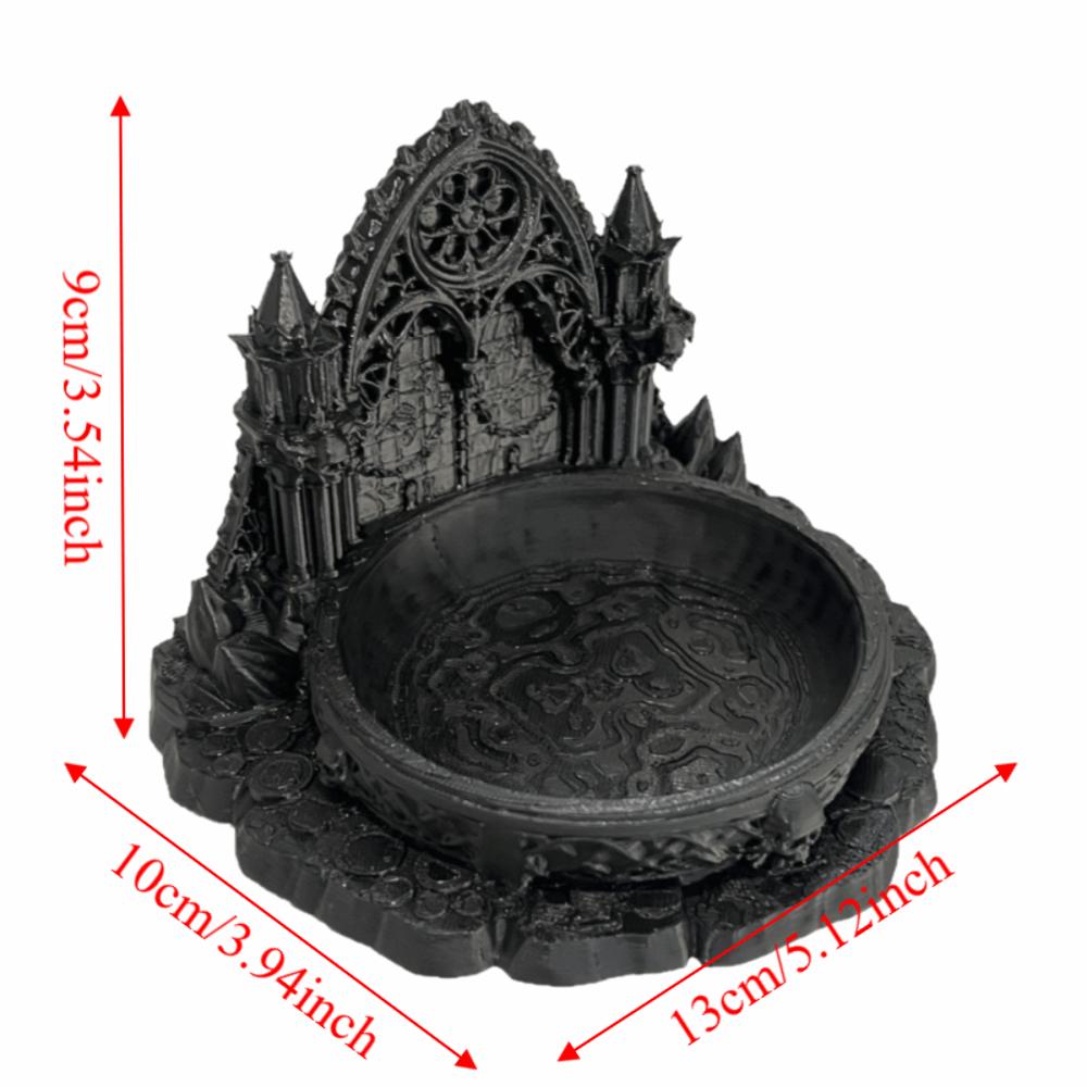 3D Printed Jewelry Storage Tray Retro Gothic Style Decorative Tray  Home Storage