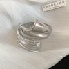 Ribbon Shaped Zinc Zinc Alloy Wide Opening Bangle Opening Arm Ring Retro Hand Ring  Party Decoration