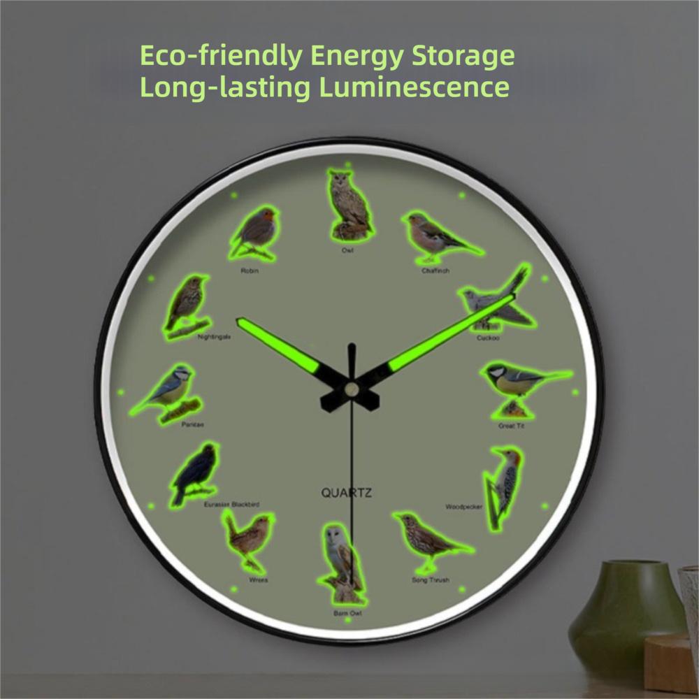 8 Inch Round Wall Clock Easy To Read Home Decor Clock Durable Wall Hanging Clock for Bedroom