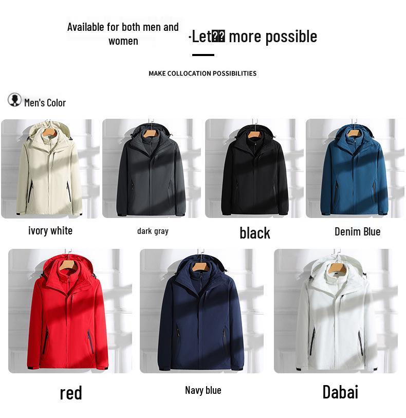 Cross-Border Winter Outdoor Ski Mountaineering Set: Warm, Windproof, Waterproof Jacket & Pants.