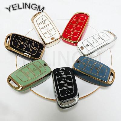 Coque TPU Étui de Clé de Voiture Porte-Clé Protecteur Support Pour Changan CS85 CS35 Plus CS25 CS95 CS85 Coupé Housse de Protection
