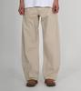 Beoteunseoul Side Big Pocket Curved Washed Cotton Pants (Beige)