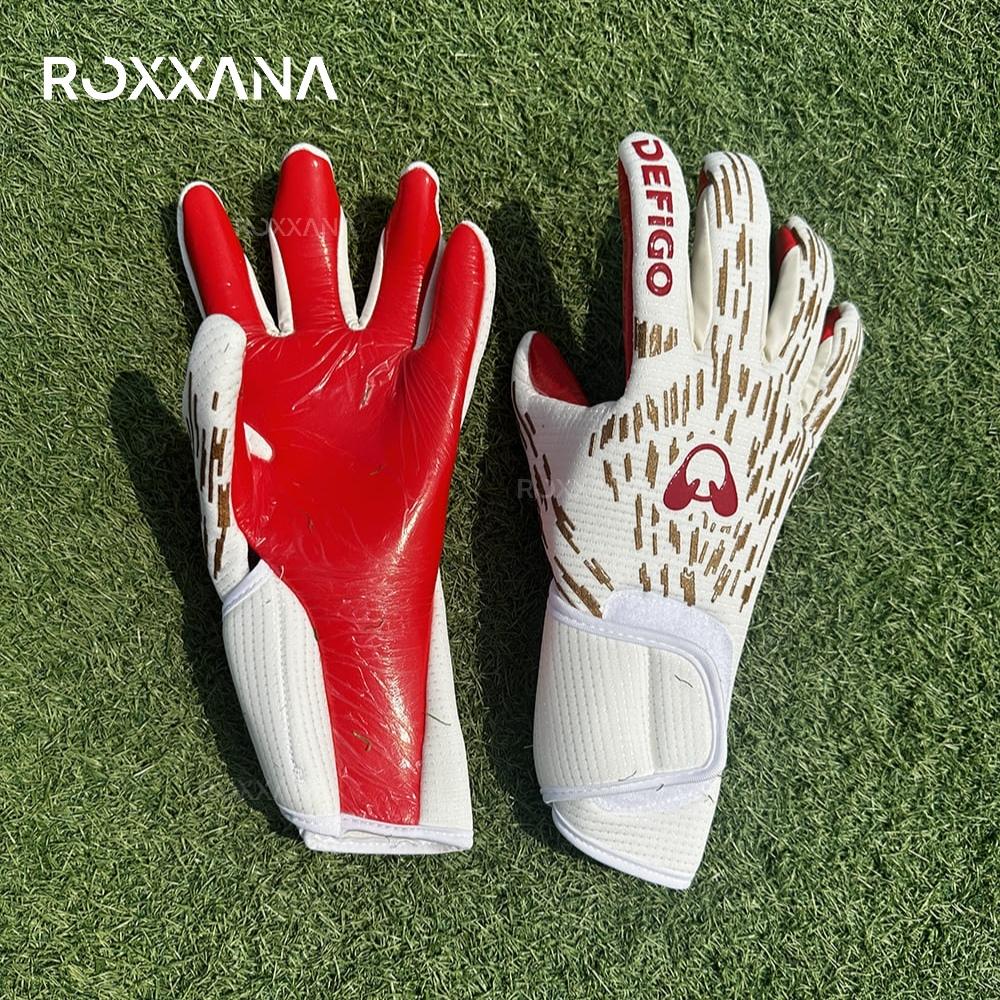 ROXXANA Anti - Slip Soccer Gloves, High - Performance, Grip Latex, Durable, Protective, for Goalkeepers Training, Must - Buy.