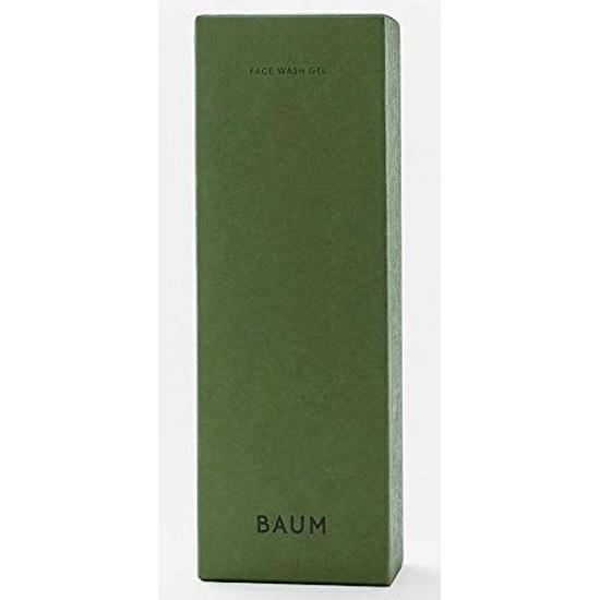 BAUM Face Wash Gel 180mL Cleansing Woodland Winds Scent Skincare Moisturizing Bare Skin Forest Bathing Unisex Mens Gift Present Birthday Organic Trees