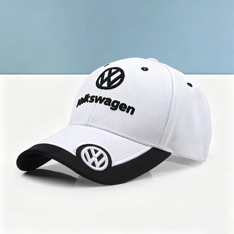 abcd1 Embroidered Car Sport Baseball Adjustable Leisure Cap For Volkswagen VW Polo Passat B5 Golf 4 5 6 Tiguan Jetta B6 CC Touran GTI