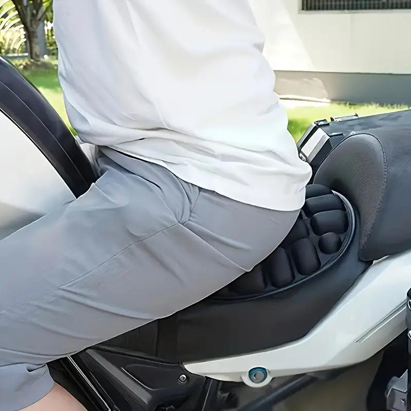 Motorcycle Seat Cushion Black Foam Soft Comfortable Breathable Seat Covers Mats Motorcycles Electric Bike Accessories