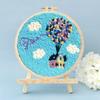 Punch Needle Starter Kit  DIY Handicraft Kit for Beginners Adults Hot Air Balloon Needle Punch Embroidery Kit  DIY Crafts Gift