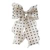 Pink Tulip Bow Curtain Tieback Organza Material Tassel Design Curtain Holdback Pearl Beaded Lace Pattern Decorative Curtain Ties