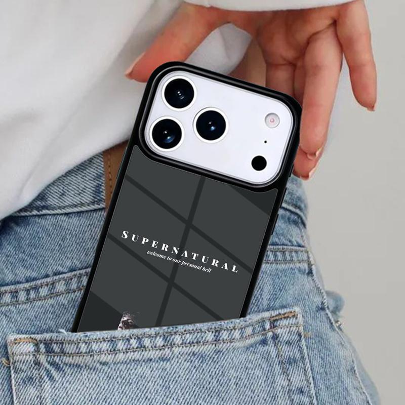 Supernatural Novelty Phone Case for iPhone 17ProMax 12 13 14 15 16e 17 Pro Max Plus Air Cover