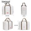 TINYAT Women Travel Bag Hard Fold Luggage Bag Clothing Business Bag Men Storage Bag Carry On Hanging Suitcase Light Garment Bag