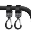 2 Pcs Stroller Hooks 360 Rotate Hooks Convenient Stroller Accessory for
