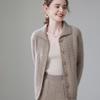 Women's Thickened Cashmere Lapel Cardigan Sweater