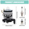 9 In 1 Carburetor Replacement Kit For Honda GX25 GX35 FG110 HHT25 HHT35 WYB-16C OEM 16100-Z0Z-034 16100-Z0Z-815 Carburetors Jets 1