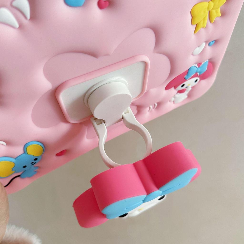Retractable My Melody Silicone Case for iPad Air 2025/iPad Pro 11 Tablet