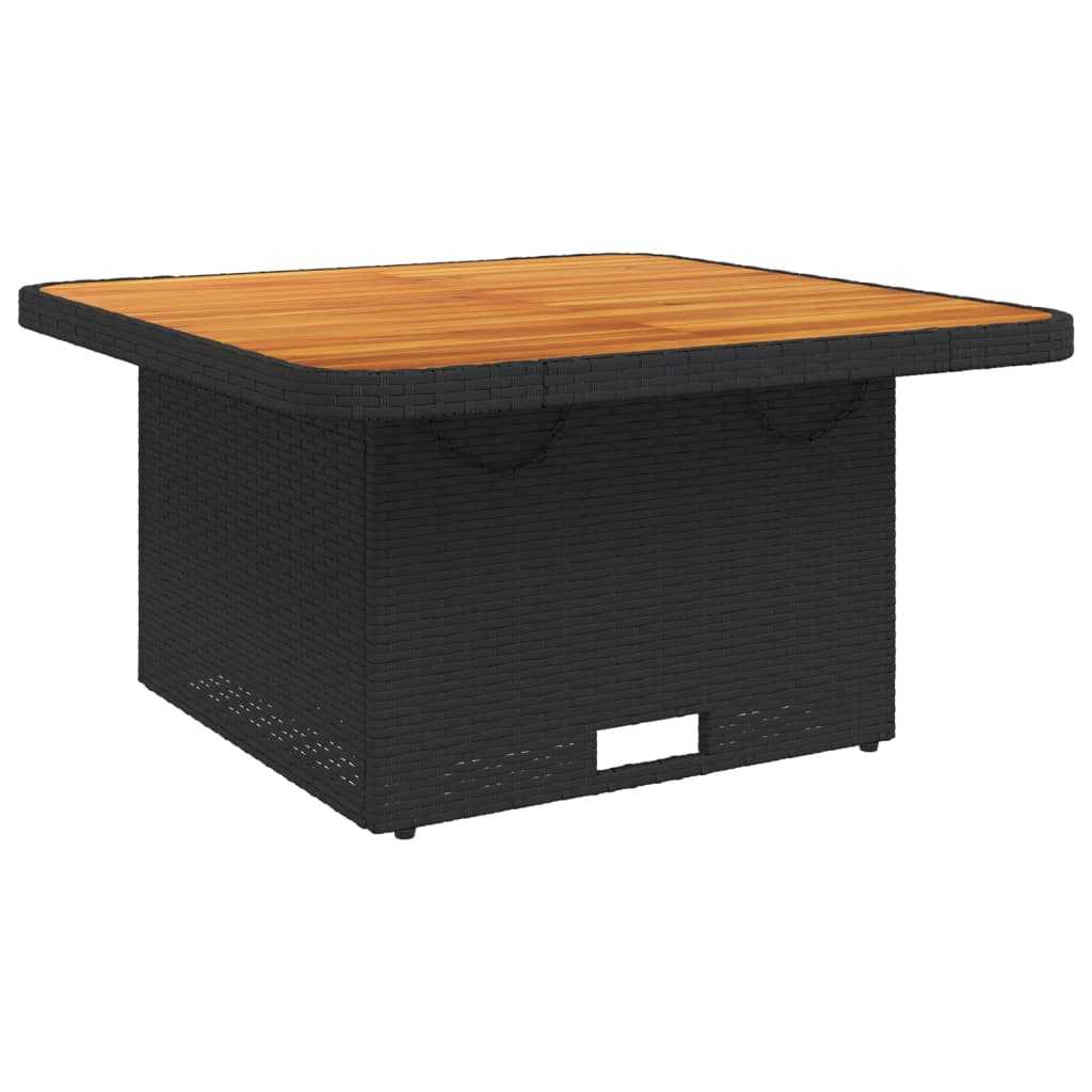 Vidaxl 5-Cz. Garden Furniture Set With Cushions, Black, Poly Rattan