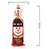 Champagne Bottle Cover Reusable holiday party Santa Claus Snowman Elk Xmas Ornaments Merry Christma Dinner Table Decor