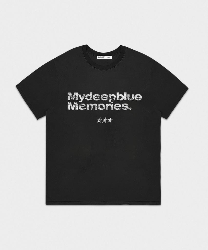 Maidibbeullumemolijeu Mm Text T-Shirts(Black)