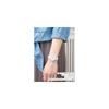 "Analog Watch Silicone Strap Black 35mm Waterproof Casual for Men and Women"
