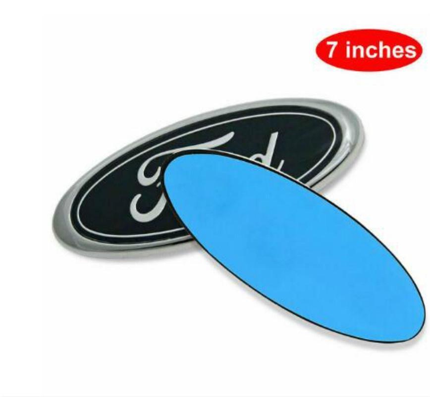7" inch Car Tailgate Rear Logo Trunk Emblem Decal Oval Badge Stickers for F150 F250 ESCAPE EXCURSION EXPEDITION TAURUS RANGER Etc.