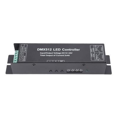 Konstantní napětí DMX512 Dekodér LED Ovladač 3 Kanály DC12V?24V pro LED páskové světlo jeviště