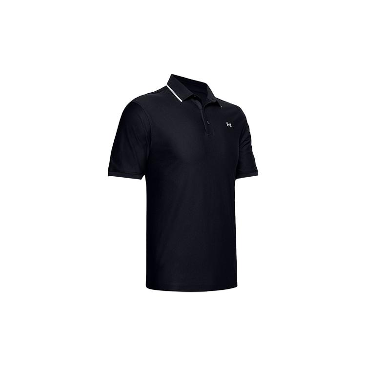 Under Armour Playoff Pique Polo Shirt Black Men s 1345459-002 XL