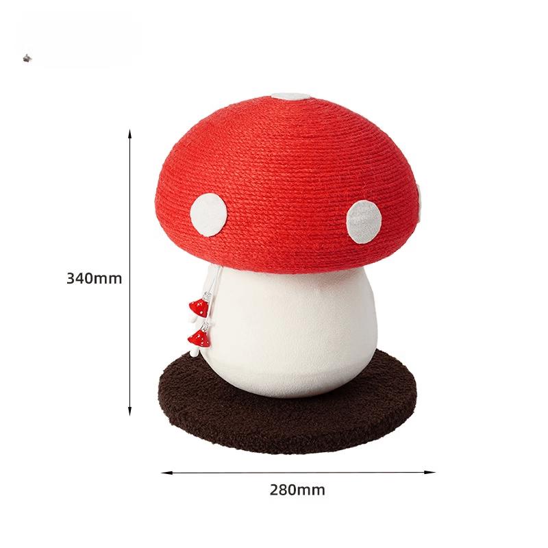 Chong Xiaolao Red Mushroom Cat Scratching Post