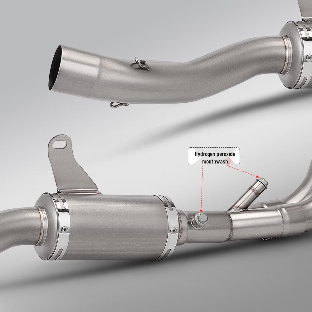 Aprilia RS457 Stainless Steel Dual Outlet Full Exhaust System