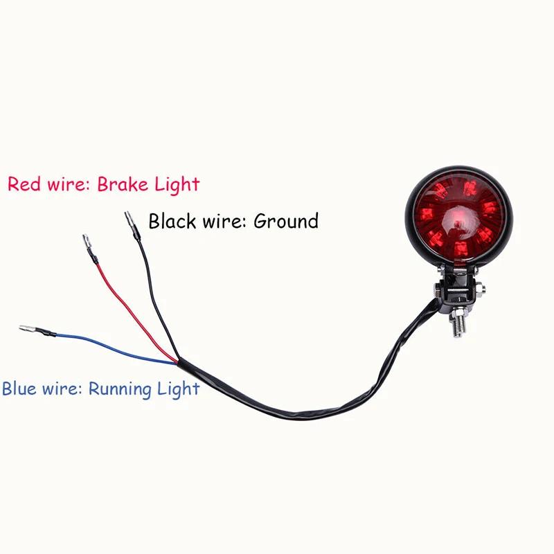 Universal for Most Motorcycle Accessories 1 Pcs Motorcycle Tail Light Motorbike Indicator Lamps Moto Running Lights Brake Lamp