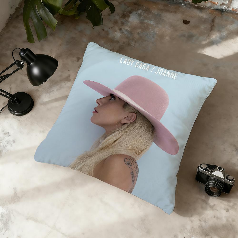 L-Lady G-Gaga Singer Cushion Cover Home Office Convenient Nordic Simplicity Hit With Zipper Cushion Cover