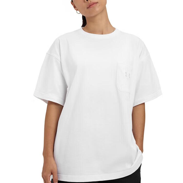 Under Armour T Shirt Unisex White 1389372-100