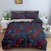 3D Print Red Blue Black Shark Whale Duvet Cover with Pillow Cover High Quality Soft Comforter Cover Bedding 100% Bamboo Fiber