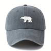 Polar Bear Pattern Baseball Hat for Men and Women Outdoor Sunscreen, Vacation, Camping, Party, Truck Driver Hat