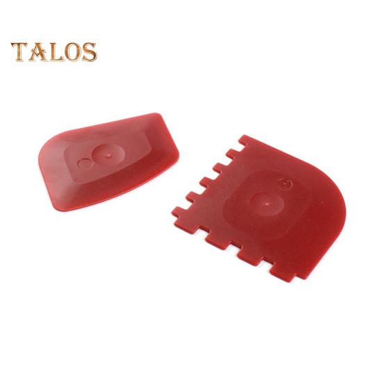 1 set Set de raclete pentru tigaie pentru grătar cu margine rotunjită, integrată, reutilizabilă, durabilă, ecologică, set de raclete pentru tigaie pentru sticlă