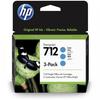 Hp Ink No.712 Cyan Tri-Pack (3Ed77A)