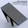 Space Saving Adjustable Vertical Laptop Stand Aluminum Desk Notebook Holder for Office Organization Workstation Setup