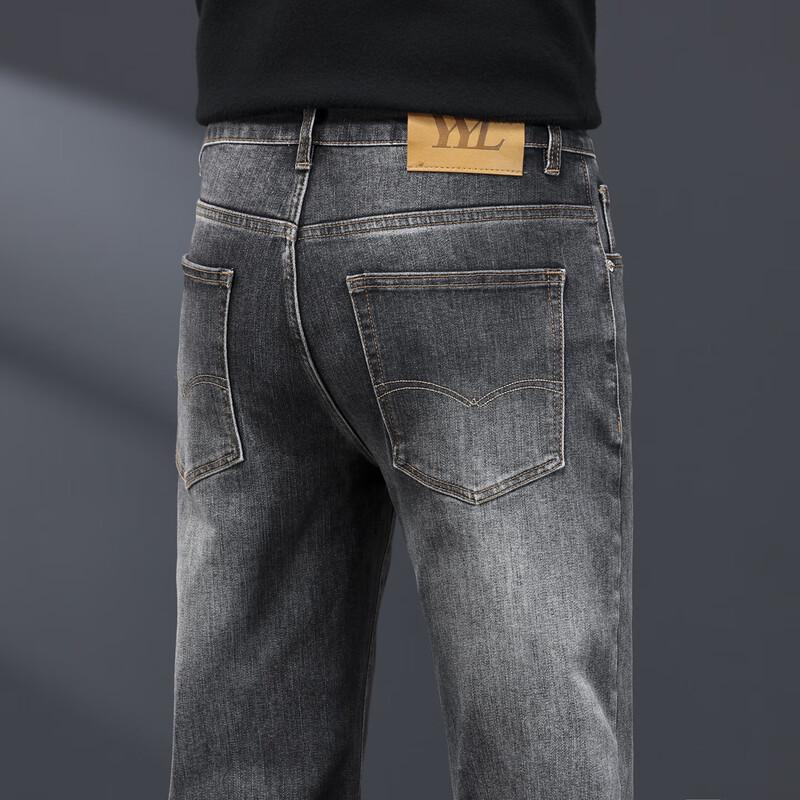 

Jieluo Men s Casual Loose Straight-Leg Jeans 31