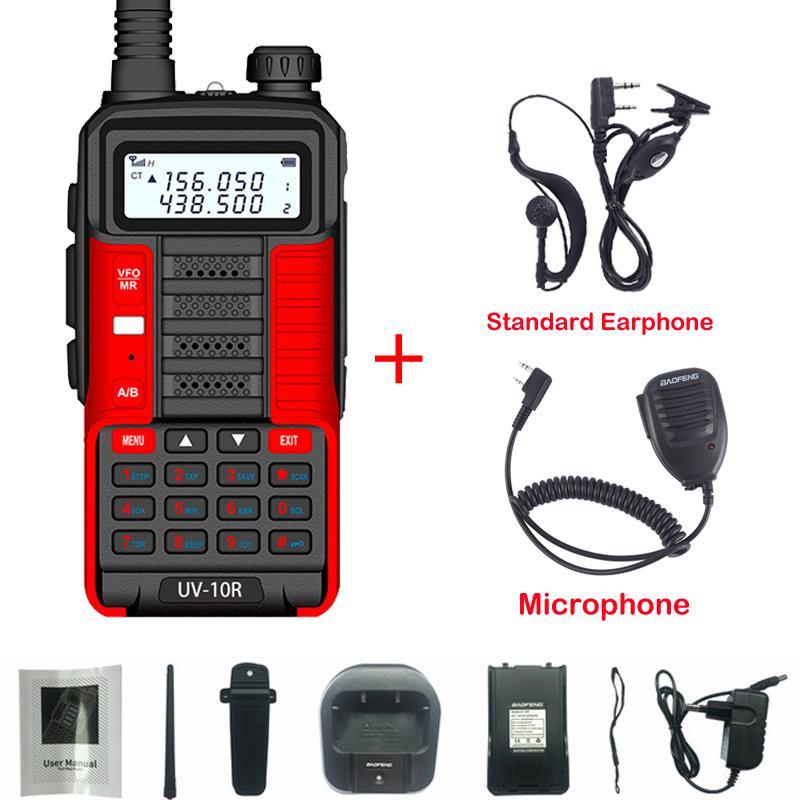 BAOFENG UV10R V2 10W Powerful 50KM Wireless Long Range Walkie Talkie Channel Update from UV-5R UV5R Ham Two Way Radio