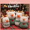 Christmas And Tree Reindeer Plush Toys With Clown Design For Festival Gifts