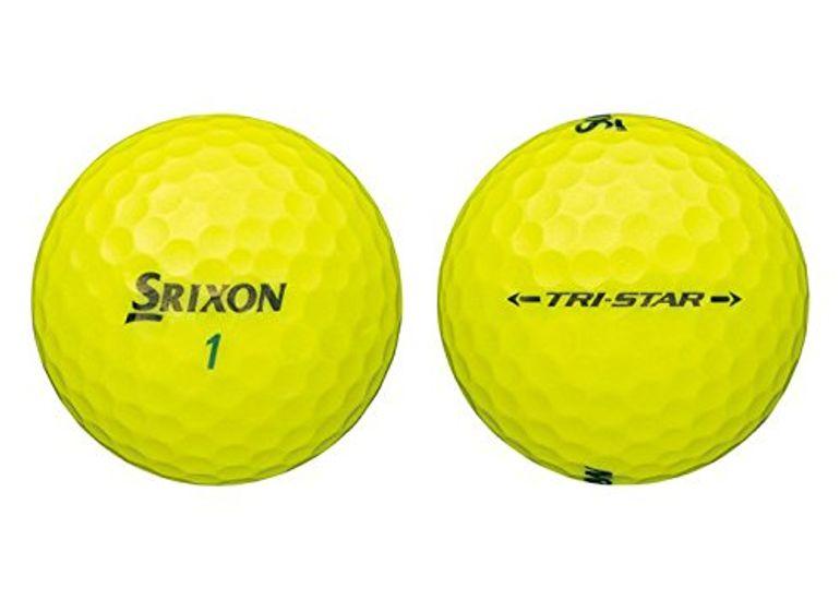 DUNLOP Golf Ball SRIXON Golf Ball 2017 Model 1 Dozen Premium Passion Yellow TRI-STAR (12 Pieces)