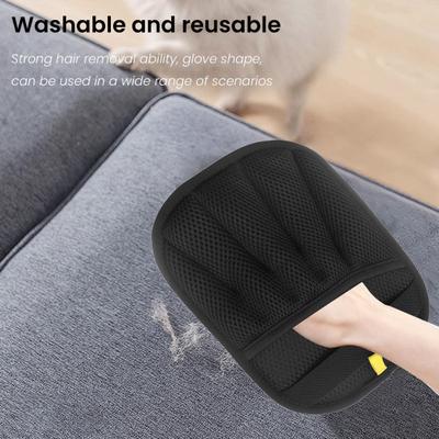 Dog Hair Shaver Double-Sided Pet Hair Removal Glove Breathable Mesh Pet Grooming Glove Anti-static Pet Hair Glove