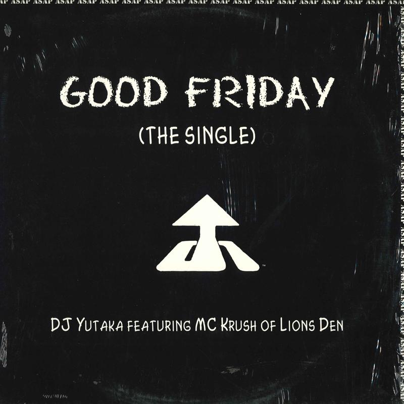 12inch Record DJ YUTAKA  Good Friday ASAP 1995 Unknown Japanese Club Dance Used