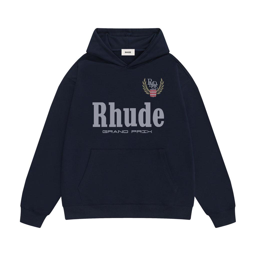 RHUDE Unisex Mehrfarbiger Trendiger High Street Bedruckter Hoodie