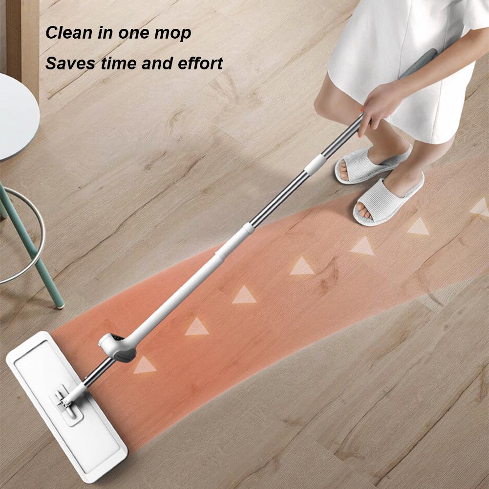 Wall Cleaner Mop Telescopic Long Handle Microfiber Floor Mop Multifunctional Dual Use for All Floor Types&Windows