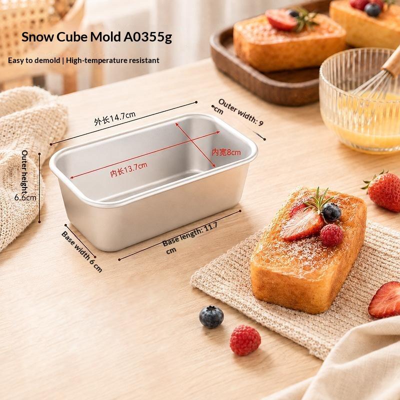 Home Kitchen Baking Mold 1/2Pcs Aluminum Alloy Easy Demold Reusable for Egg Tarts Mochi Desserts
