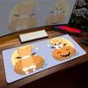 Gaming Mousepad Kawaii Dog Smile XXL Large Mouse Pad Locking Edge Mouse Mat Gamer Keyboards Pads Rubber Large Desk Mats