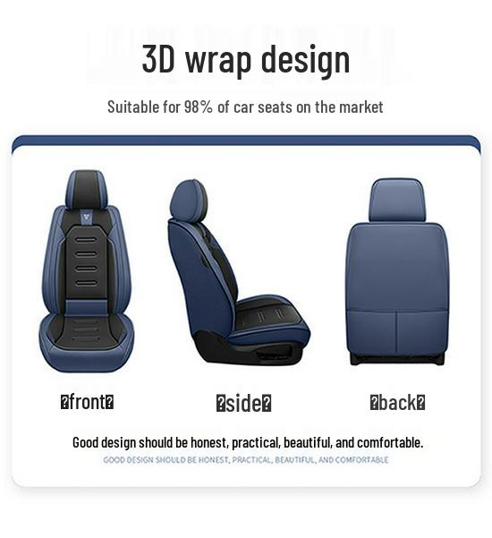 Universal Four Seasons Leather Car Seat Cover - Full Surround