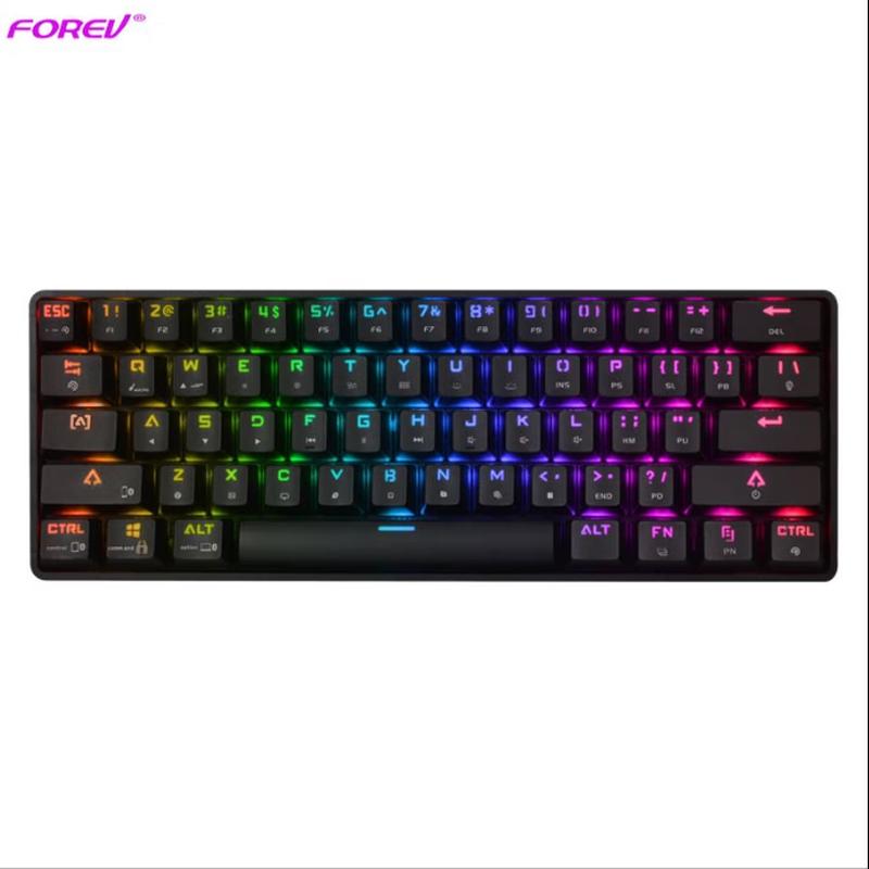 FOREV Dual Mode 61-Key RGB Mechanical Keyboard